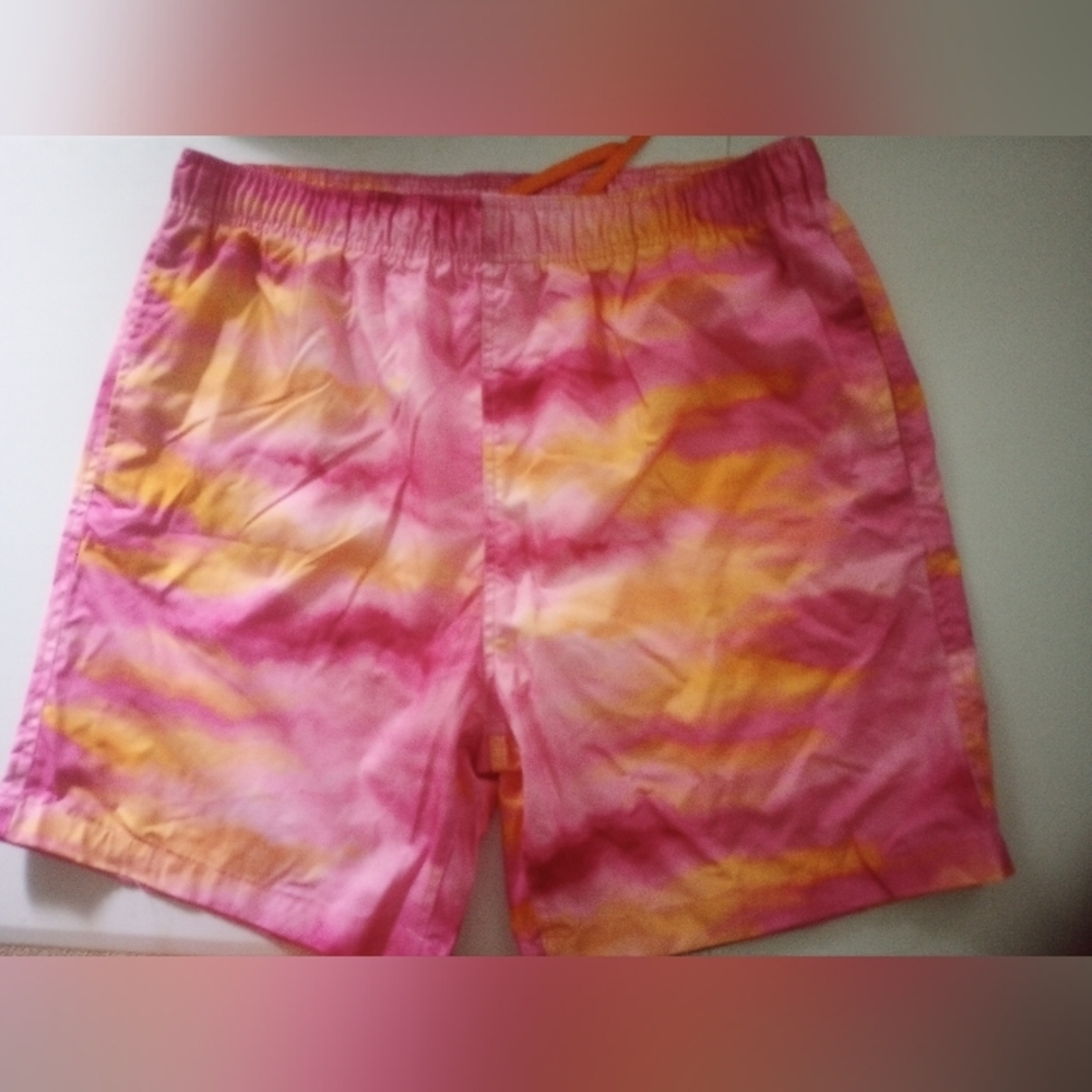 Pink and Orange Swim Shorts